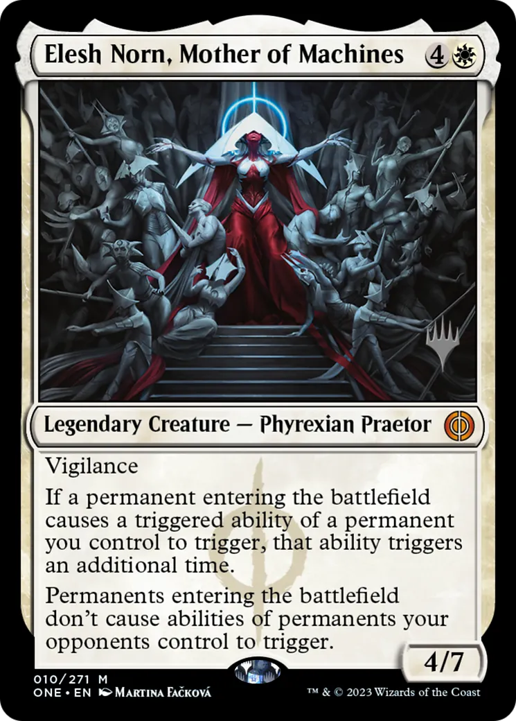 Elesh Norn, Mère des machines — Phyrexia: All Will Be One Promos — Magic: The Gathering