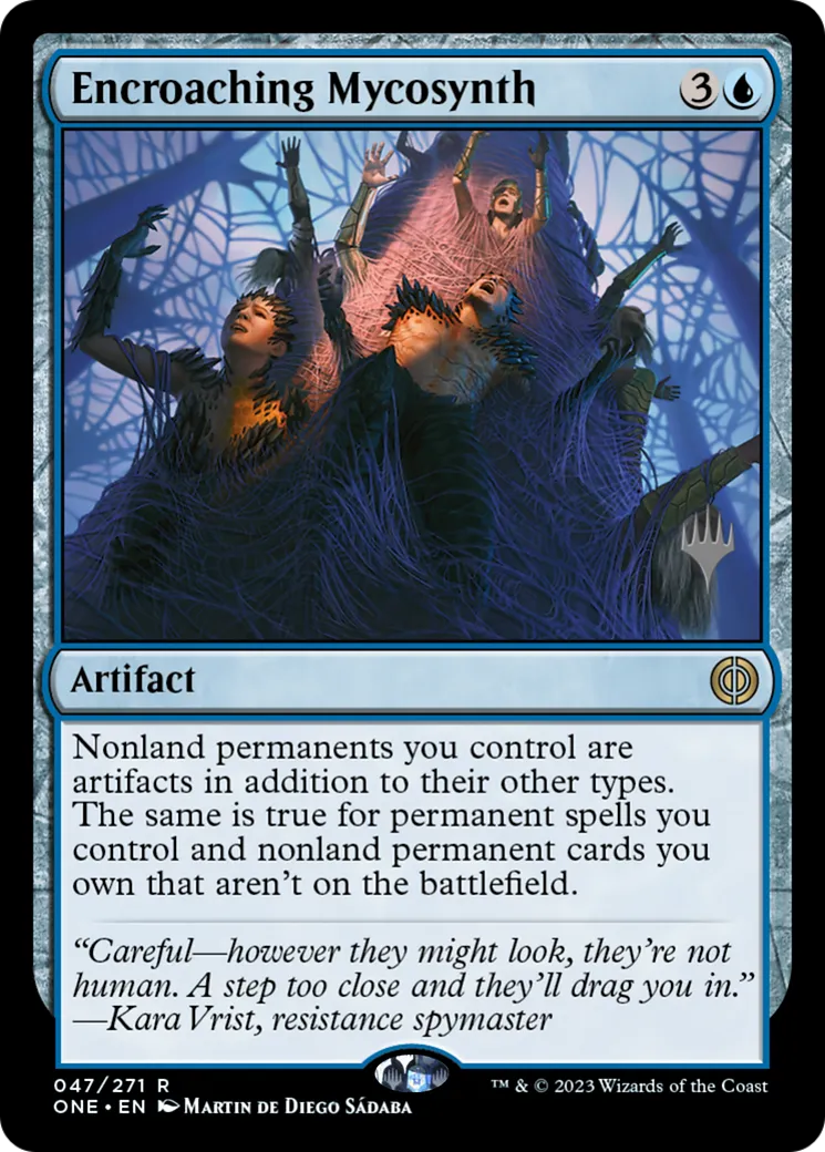 Encroaching Mycosynth — Phyrexia: All Will Be One Promos — Magic: The Gathering