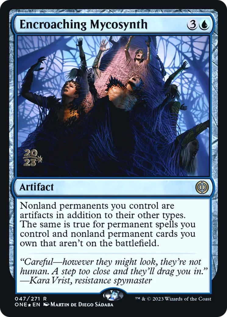Encroaching Mycosynth — Phyrexia: All Will Be One Promos — Magic: The Gathering