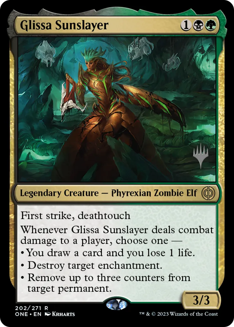 Glissa Sunslayer — Phyrexia: All Will Be One Promos — Magic: The Gathering