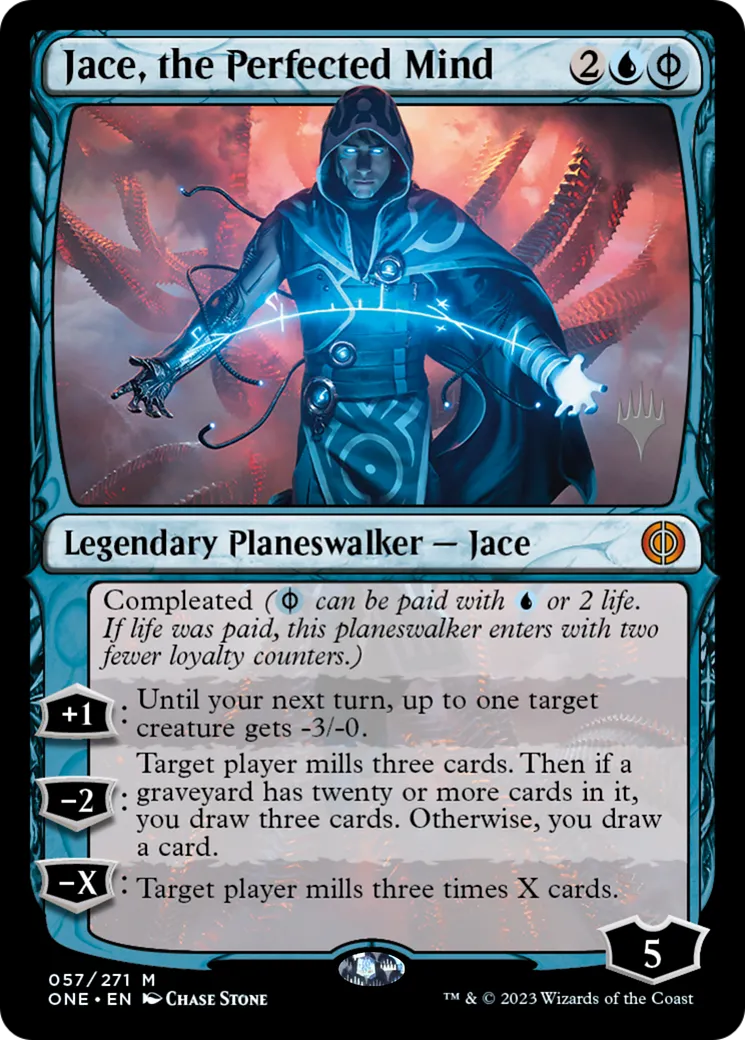 Jace, the Perfected Mind — Phyrexia: All Will Be One Promos — Magic: The Gathering