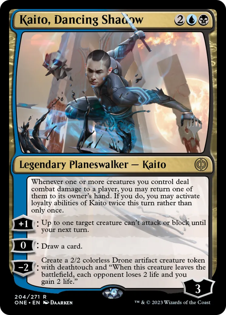 Kaito, Dancing Shadow from Phyrexia: All Will Be One Promos - Magic: The Gathering