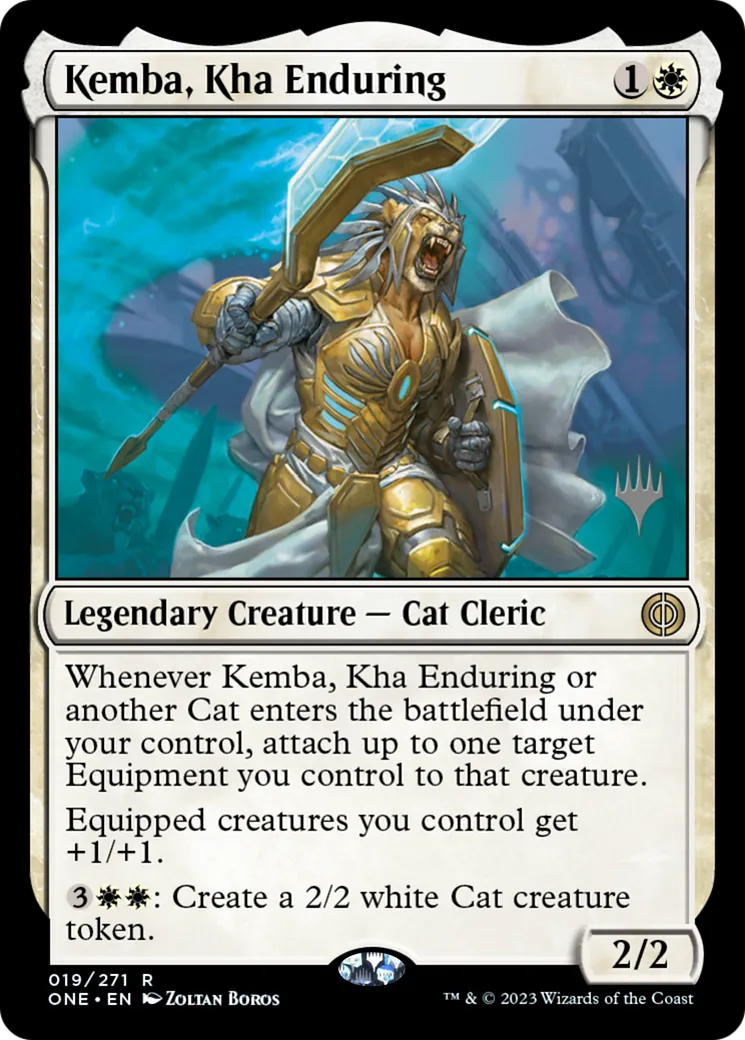 Kemba, Kha Enduring — Phyrexia: All Will Be One Promos — Magic: The Gathering