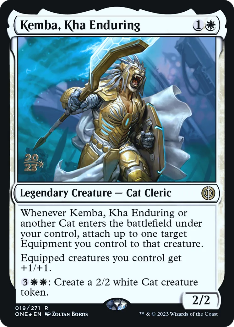 Kemba, Kha Enduring — Phyrexia: All Will Be One Promos — Magic: The Gathering
