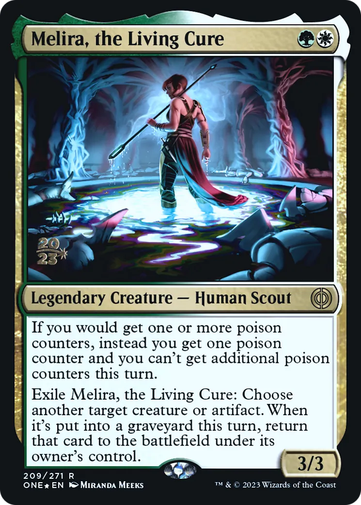 Melira, le remède vivant — Phyrexia: All Will Be One Promos — Magic: The Gathering