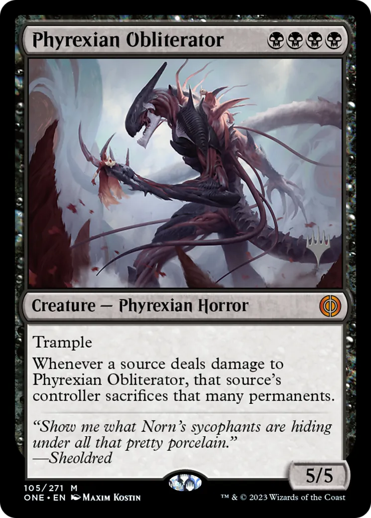 Oblitérateur phyrexian — Phyrexia: All Will Be One Promos — Magic: The Gathering