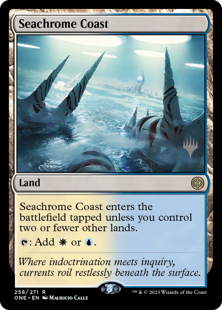 Seachrome Coast — Phyrexia: All Will Be One Promos — Magic: The Gathering