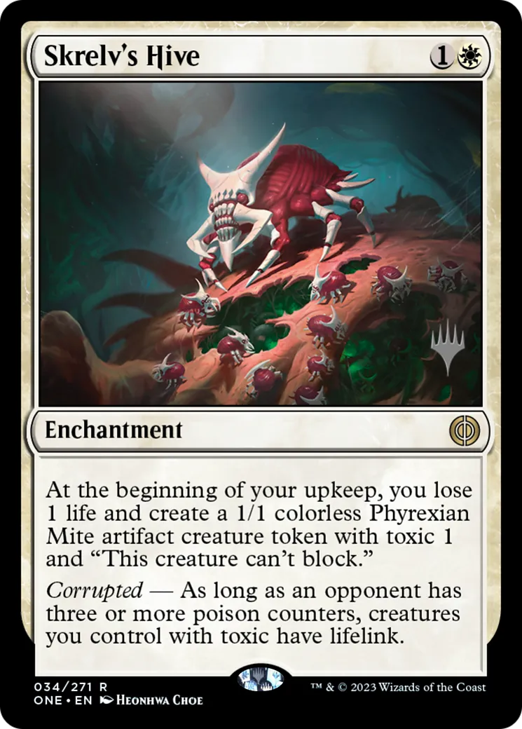 Essaim de Skrelv — Phyrexia: All Will Be One Promos — Magic: The Gathering