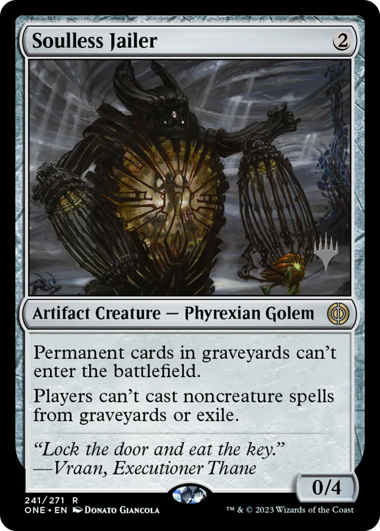 Gardien de prison sans âme — Phyrexia: All Will Be One Promos — Magic: The Gathering