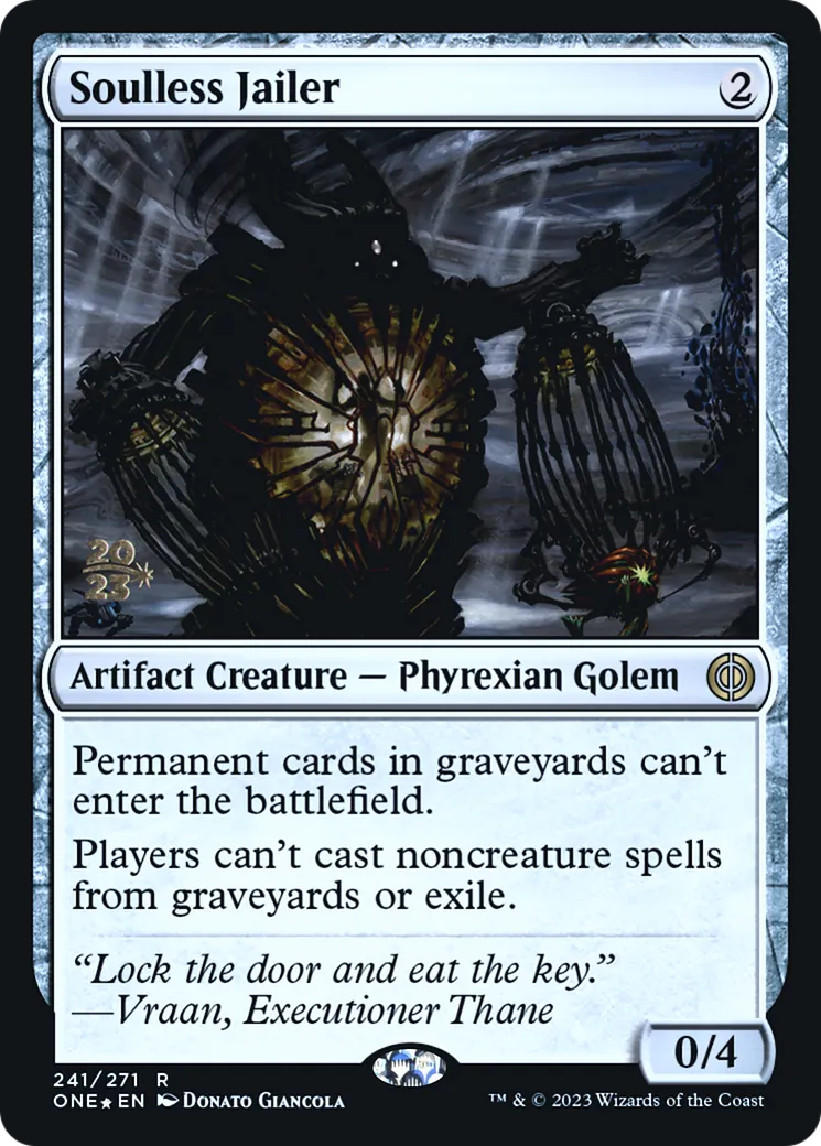 Gardien de prison sans âme — Phyrexia: All Will Be One Promos — Magic: The Gathering