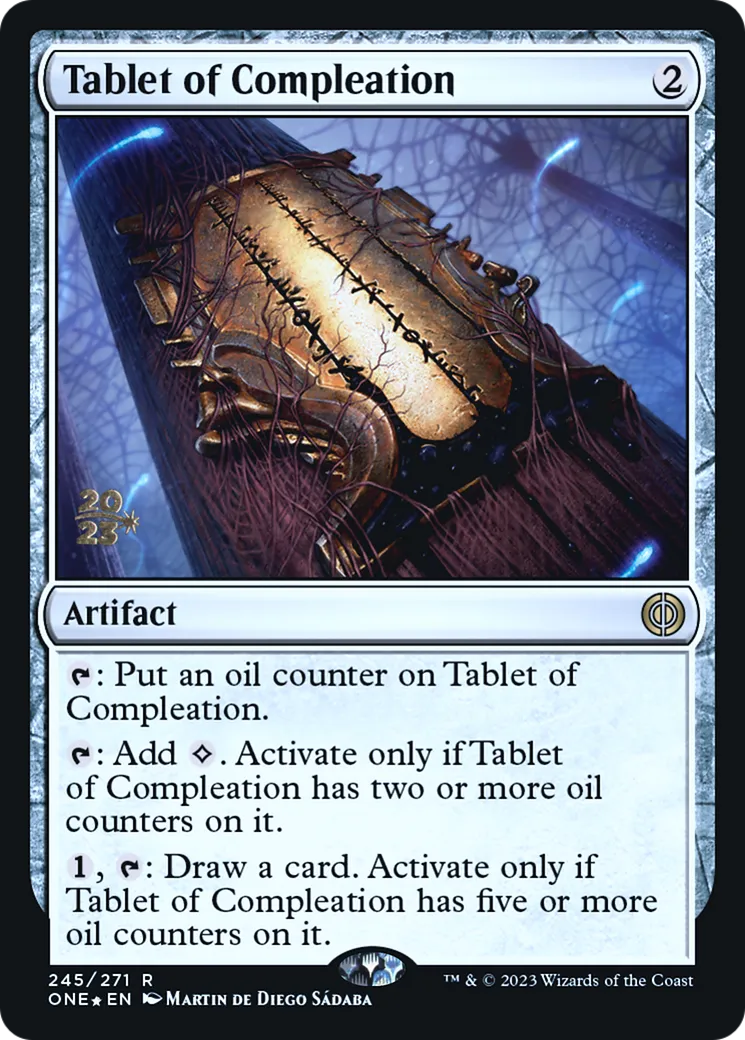 Tablette de parachèvement — Phyrexia: All Will Be One Promos — Magic: The Gathering