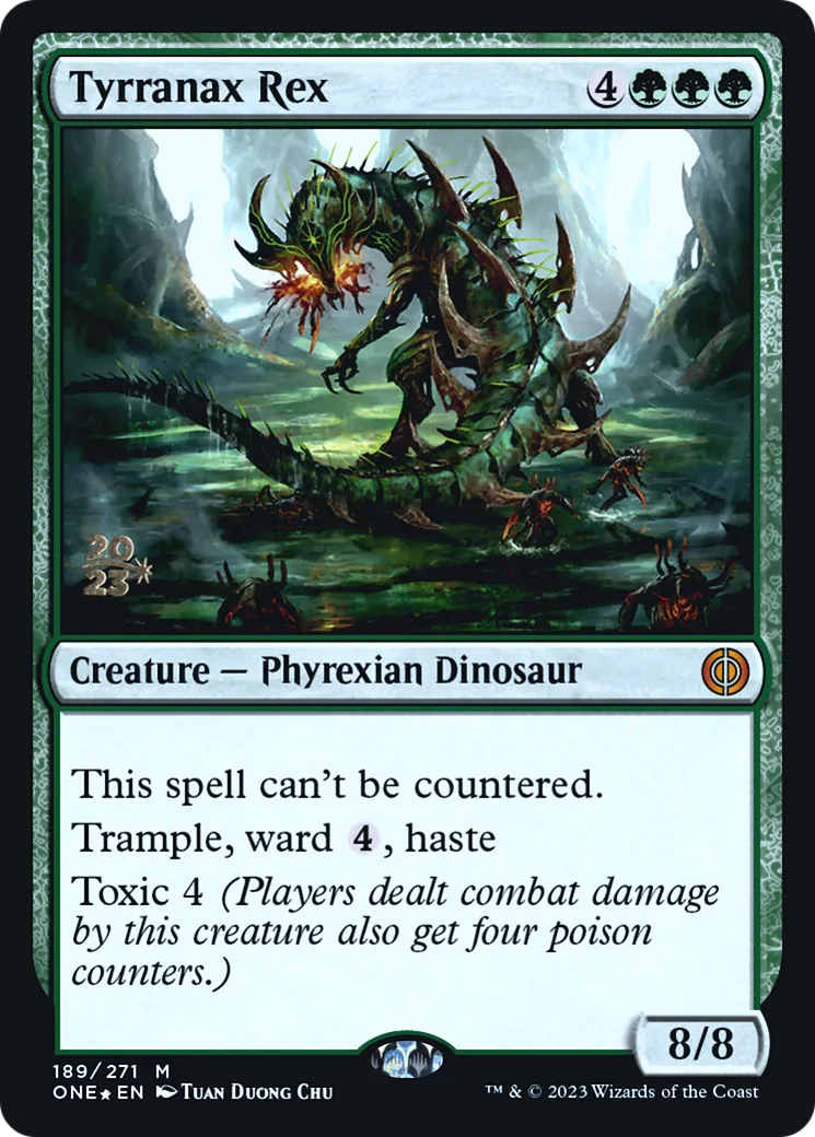 Tyrranax Rex — Phyrexia: All Will Be One Promos — Magic: The Gathering