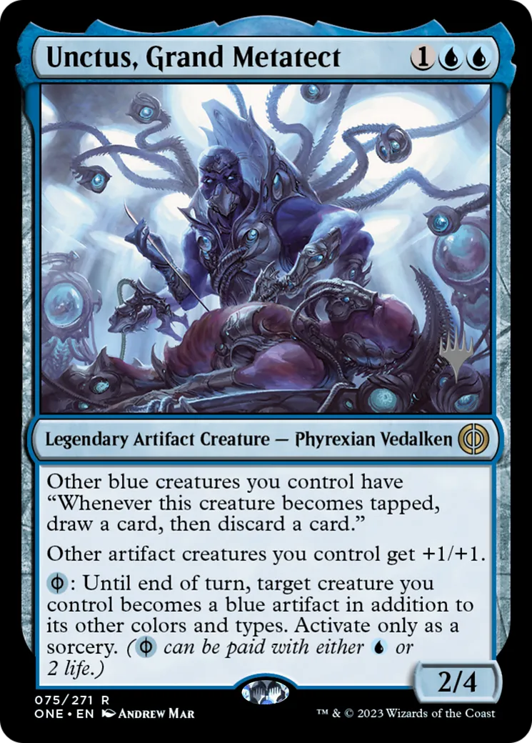 Unctus, grand métatecte from Phyrexia: All Will Be One Promos - Magic: The Gathering