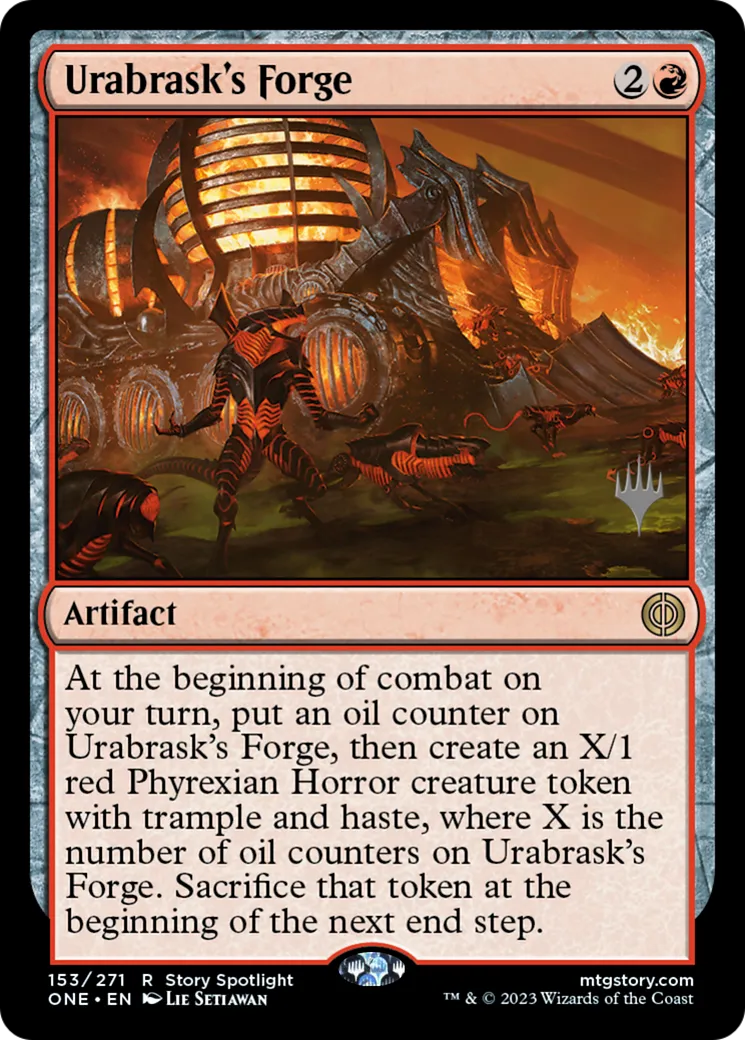 Forge d'Urabrask — Phyrexia: All Will Be One Promos — Magic: The Gathering