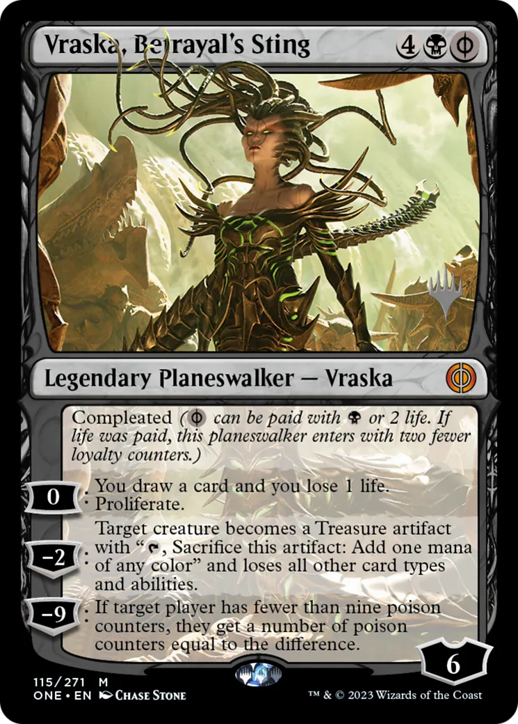 Vraska, la piqûre de trahison — Phyrexia: All Will Be One Promos — Magic: The Gathering