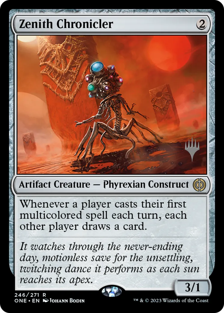 Zenith Chronicler — Phyrexia: All Will Be One Promos — Magic: The Gathering