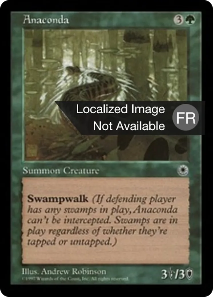 Anaconda — Portal — Magic: The Gathering