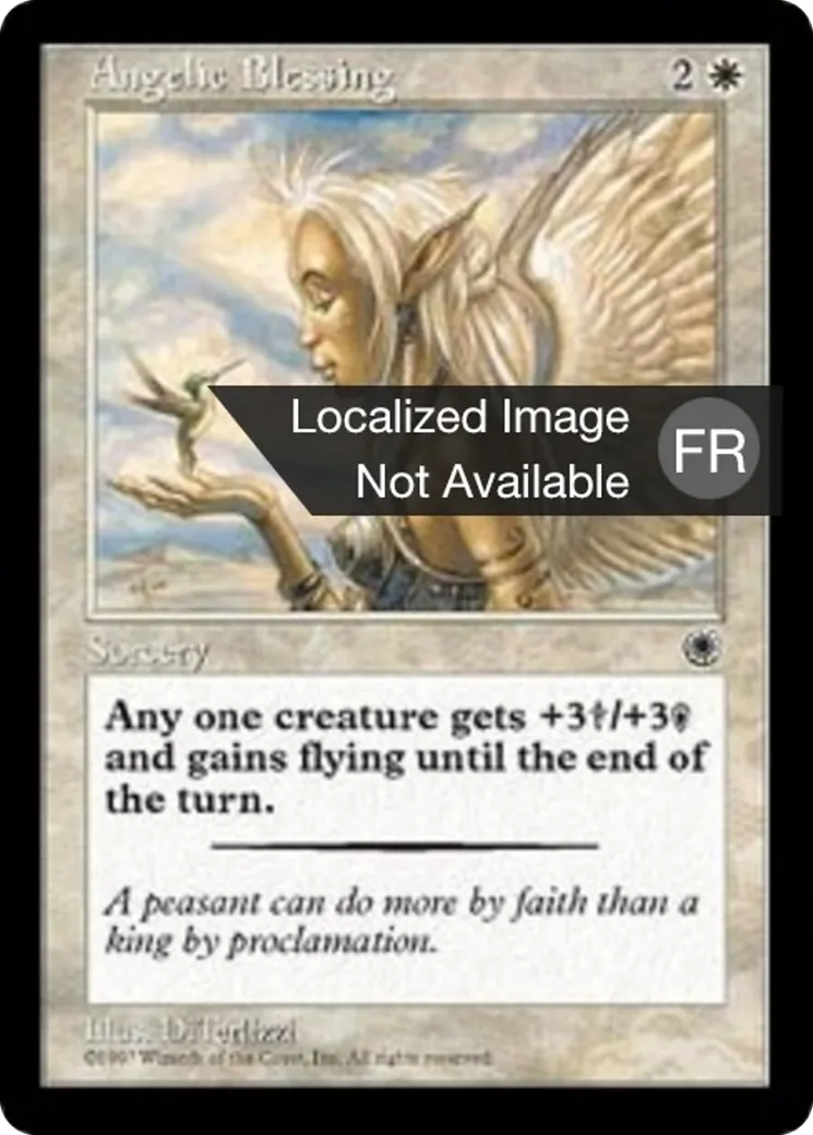 Bénédiction angélique — Portal — Magic: The Gathering