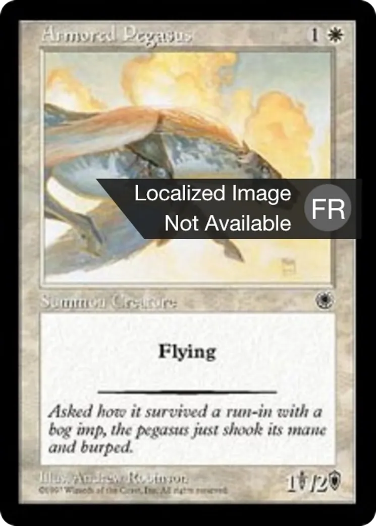 Pégase cuirassé — Portal — Magic: The Gathering