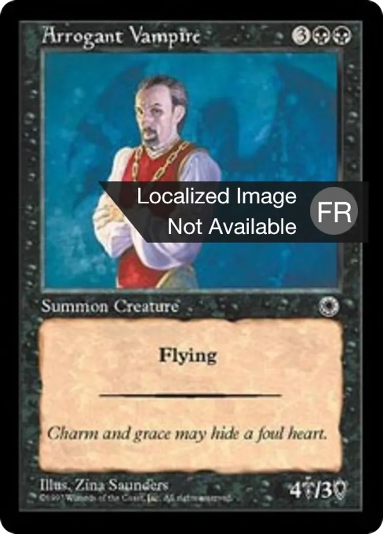 Vampire arrogant — Portal — Magic: The Gathering