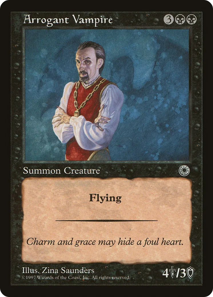 Arrogant Vampire — Portal — Magic: The Gathering