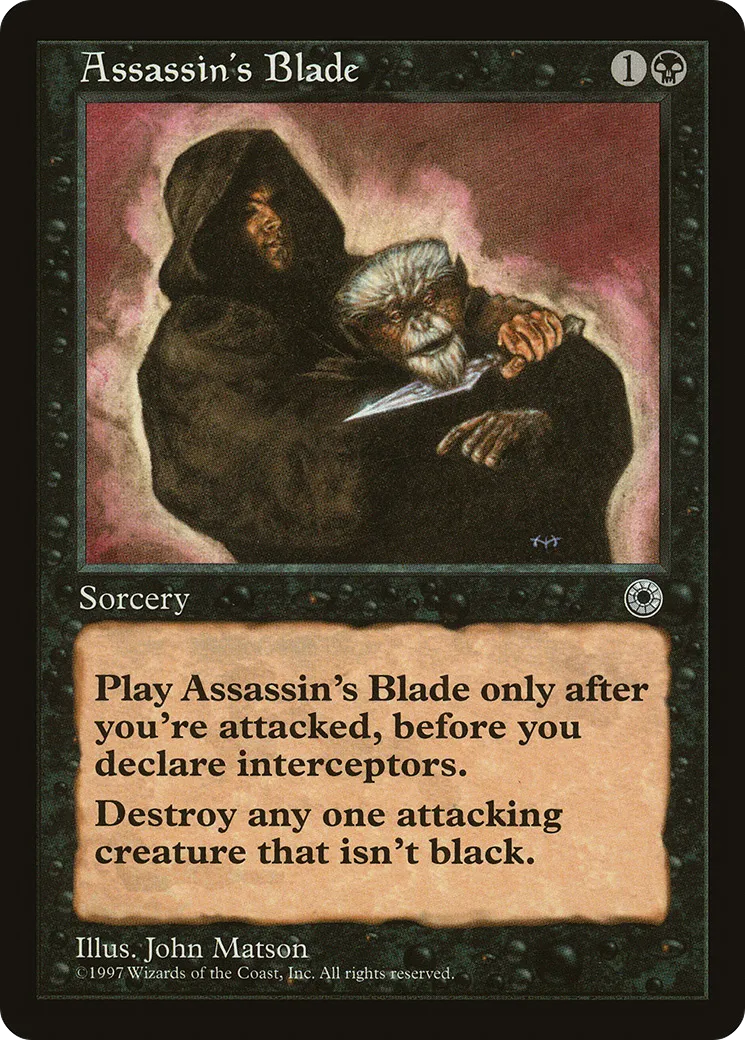 Assassin's Blade — Portal — Magic: The Gathering