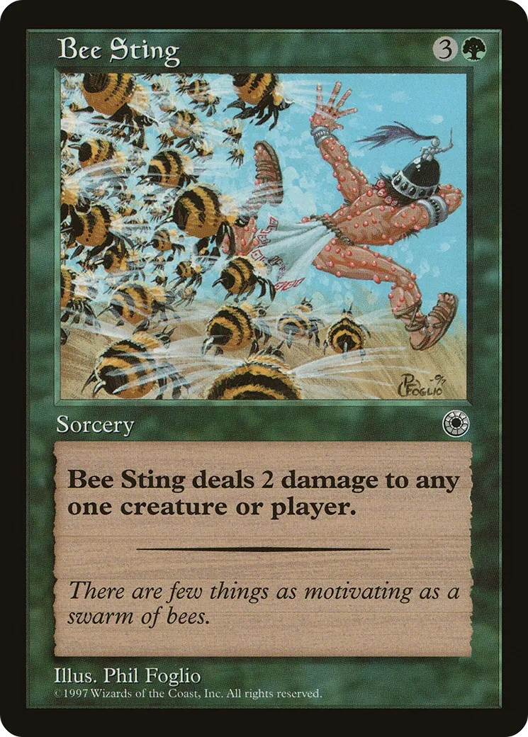 Bee Sting — Portal — Magic: The Gathering