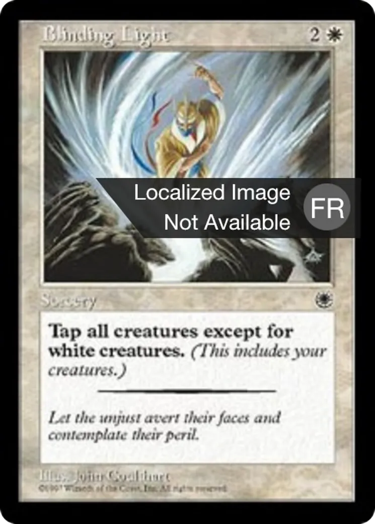 Lumière aveuglante — Portal — Magic: The Gathering