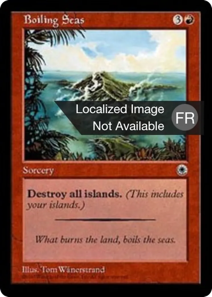 Mers bouillonnantes — Portal — Magic: The Gathering