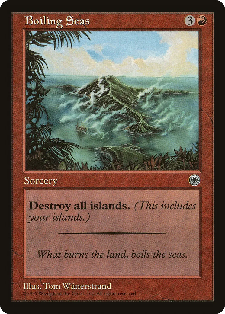 Boiling Seas — Portal — Magic: The Gathering