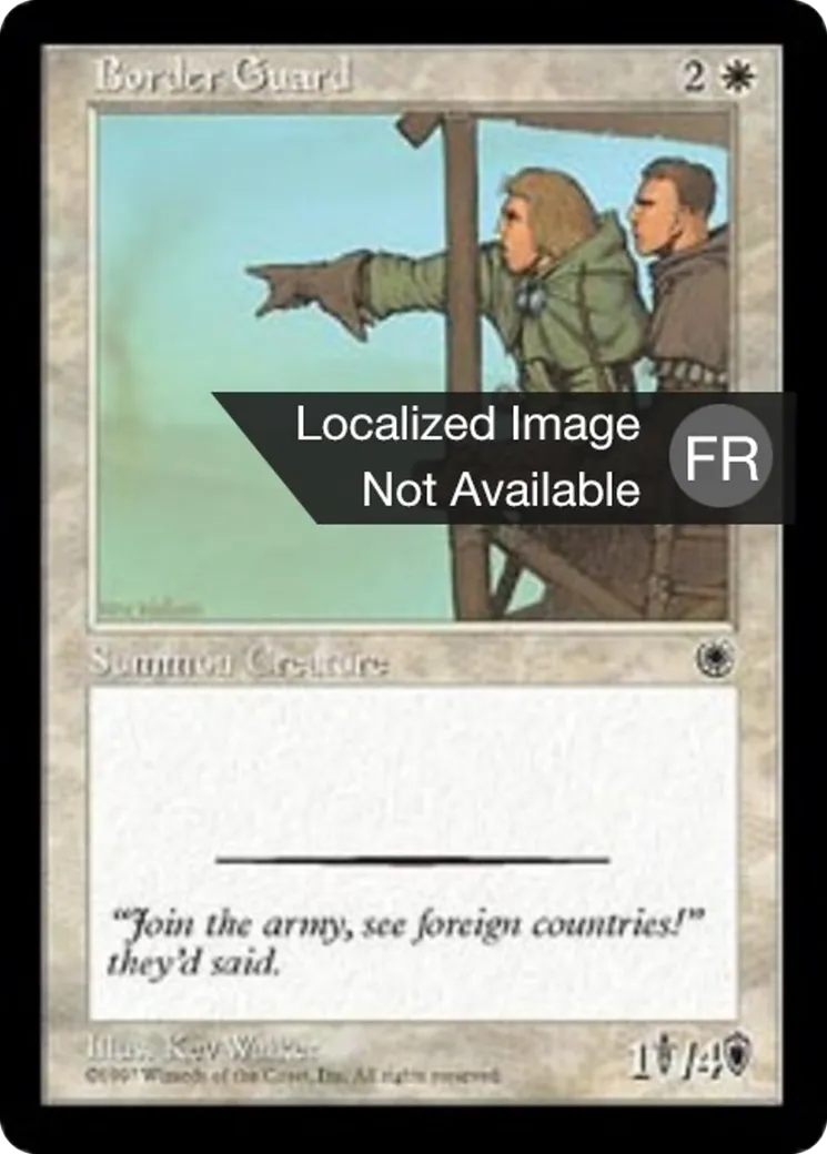 Garde frontière — Portal — Magic: The Gathering