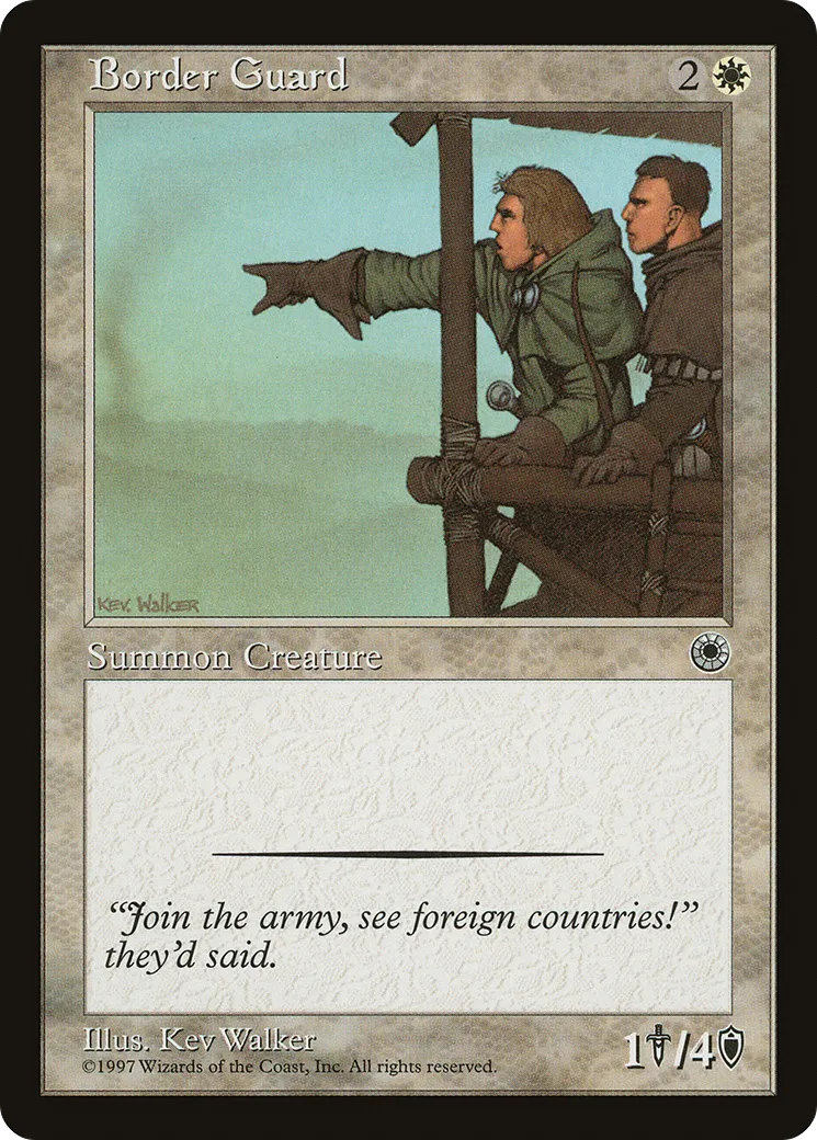 Border Guard — Portal — Magic: The Gathering