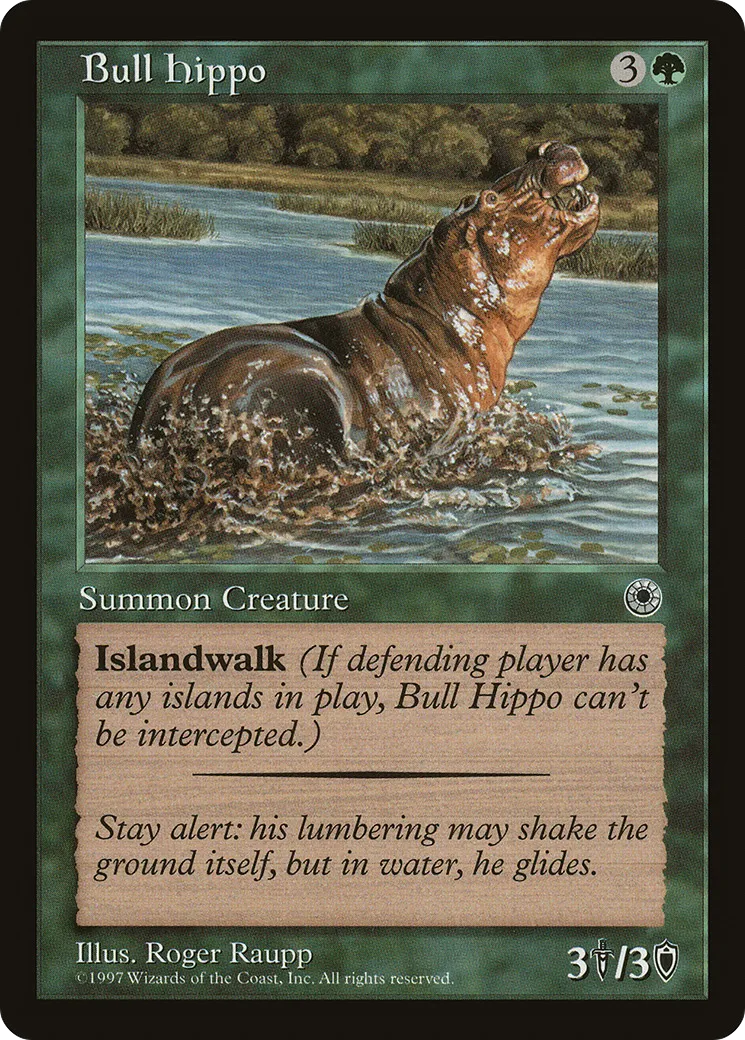 Bull Hippo — Portal — Magic: The Gathering