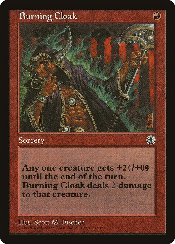 Burning Cloak — Portal — Magic: The Gathering