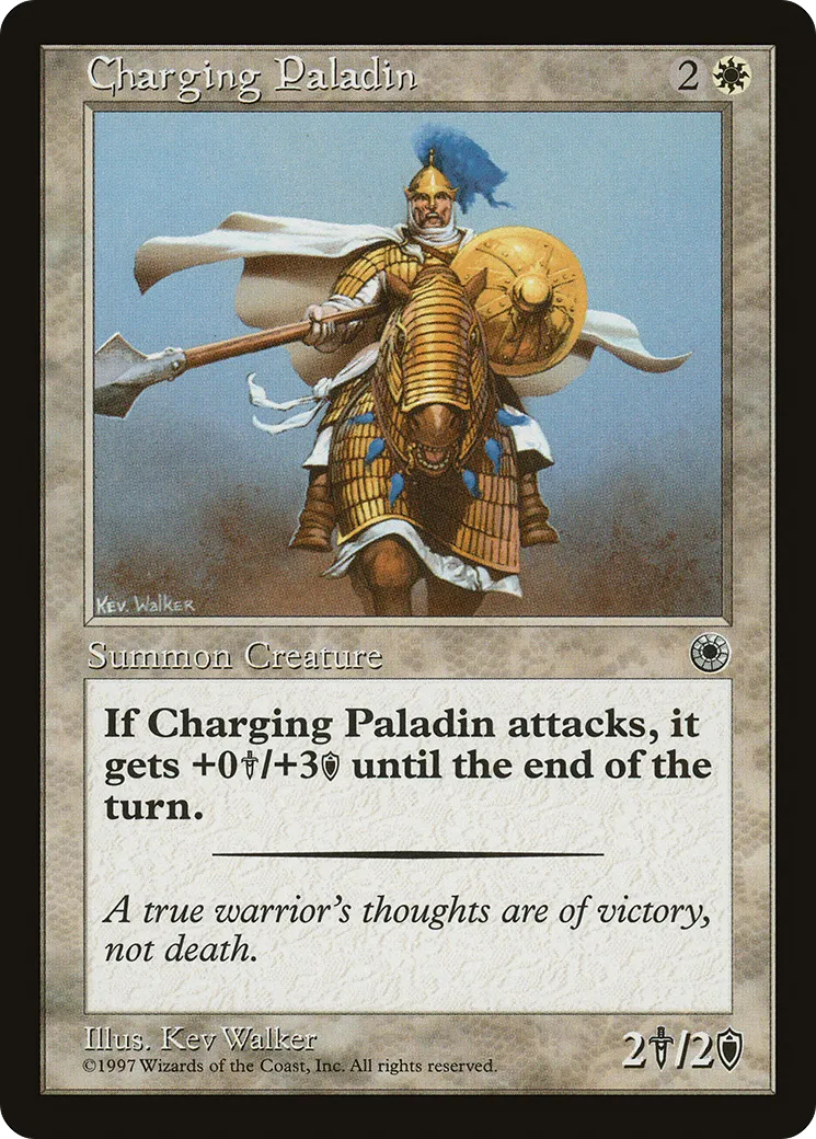 Charging Paladin — Portal — Magic: The Gathering
