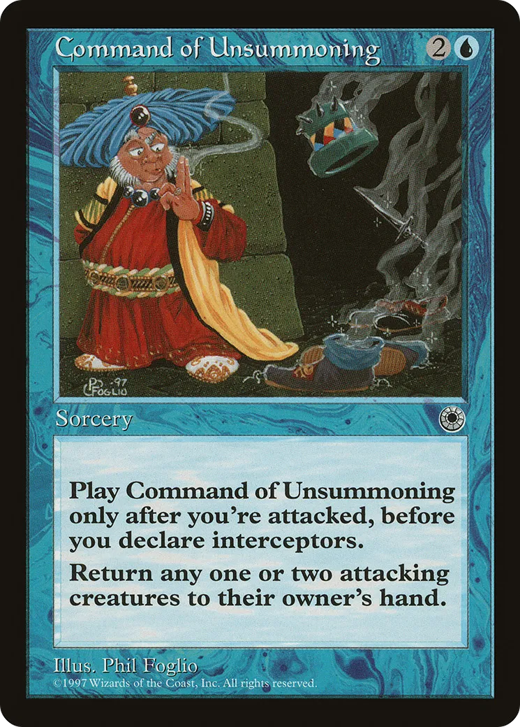 Command of Unsummoning — Portal — Magic: The Gathering