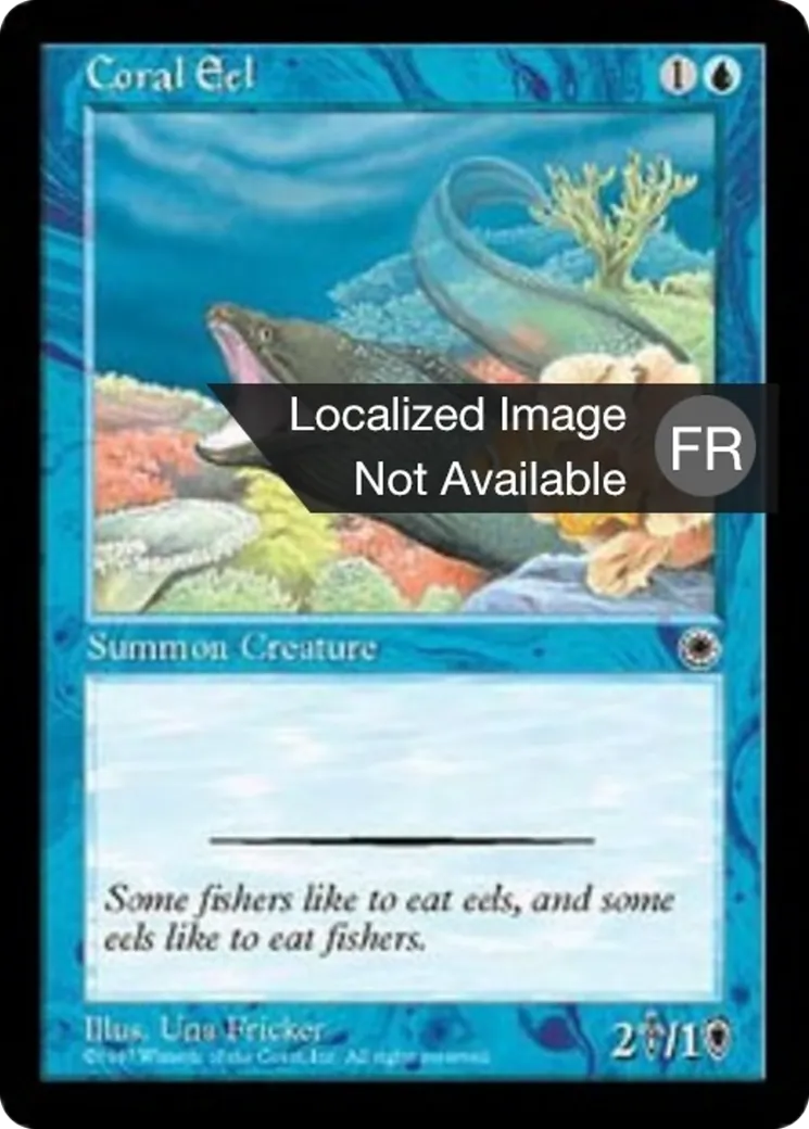 Anguille des coraux — Portal — Magic: The Gathering