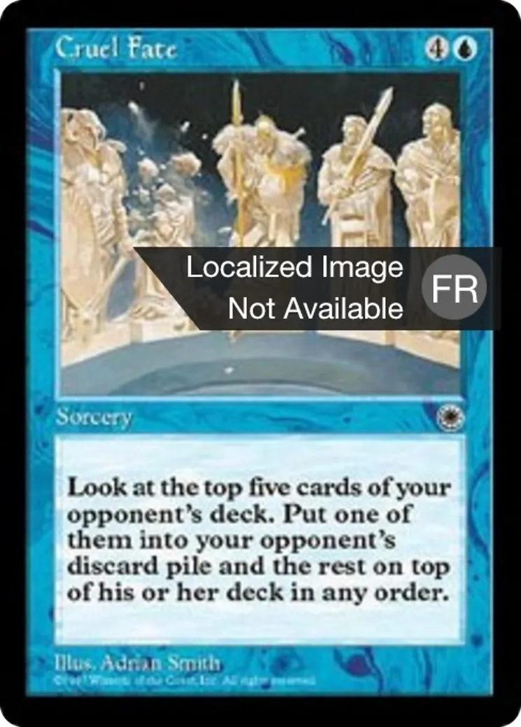 Cruel destin — Portal — Magic: The Gathering