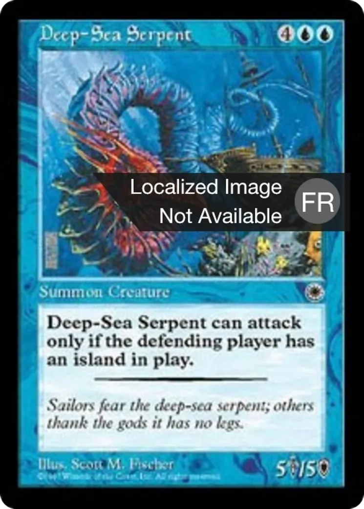 Grand serpent des mers profondes — Portal — Magic: The Gathering