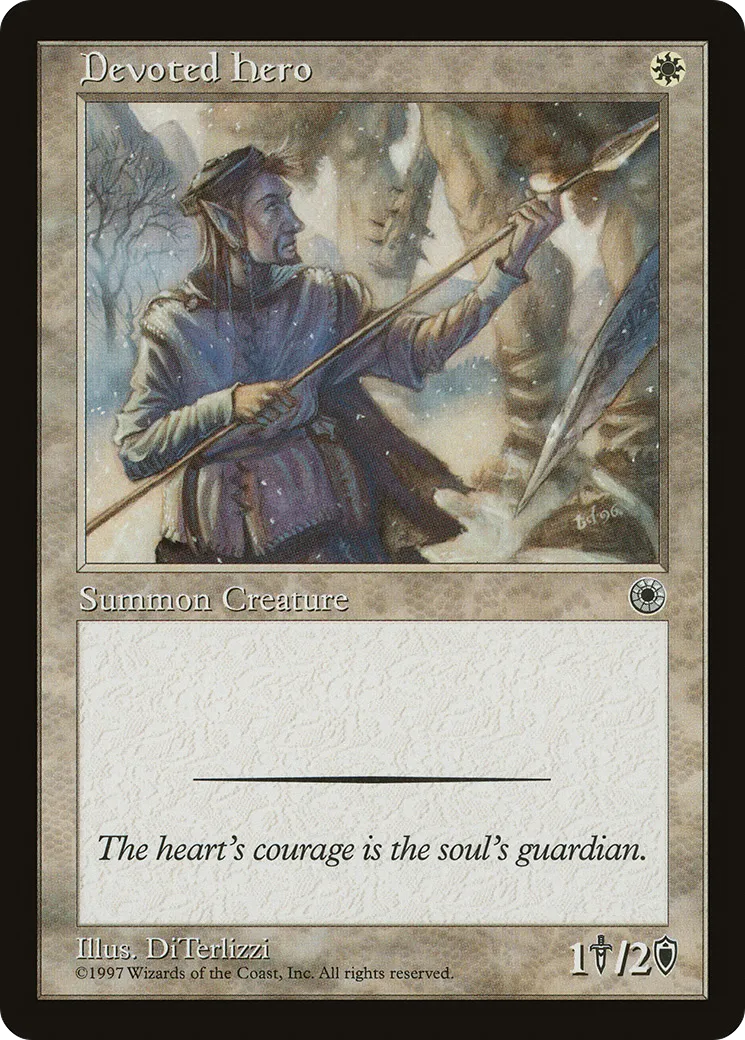 Héros dévoue — Portal — Magic: The Gathering