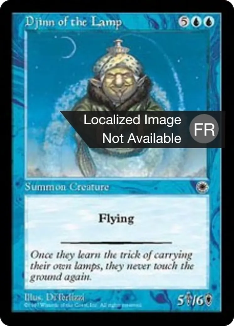 Djinn de la lampe — Portal — Magic: The Gathering