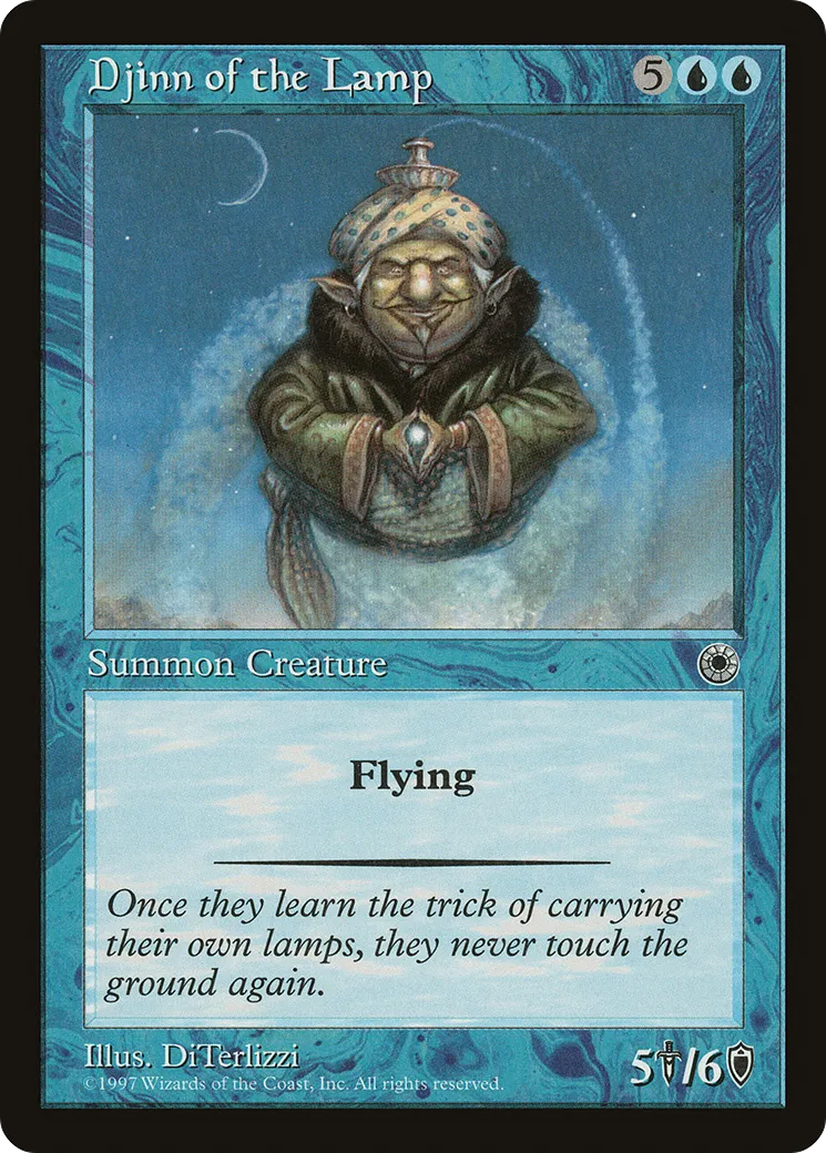 Djinn of the Lamp — Portal — Magic: The Gathering