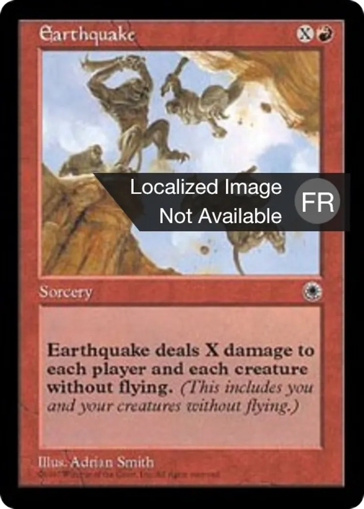 Tremblement de terre — Portal — Magic: The Gathering