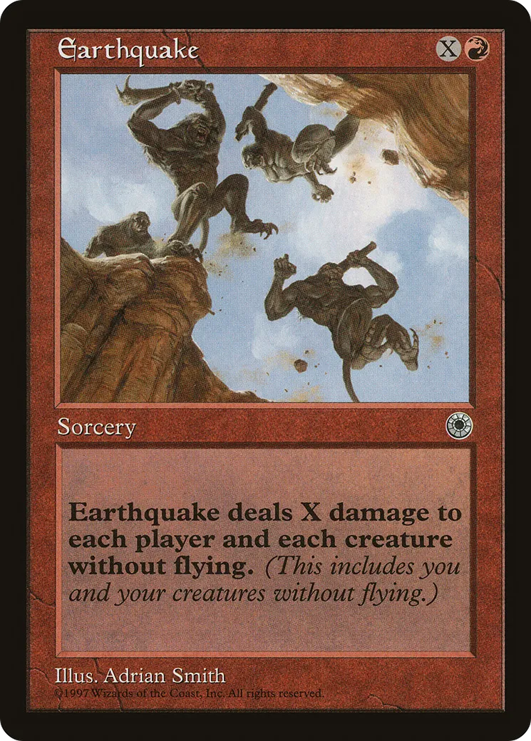 Earthquake — Portal — Magic: The Gathering