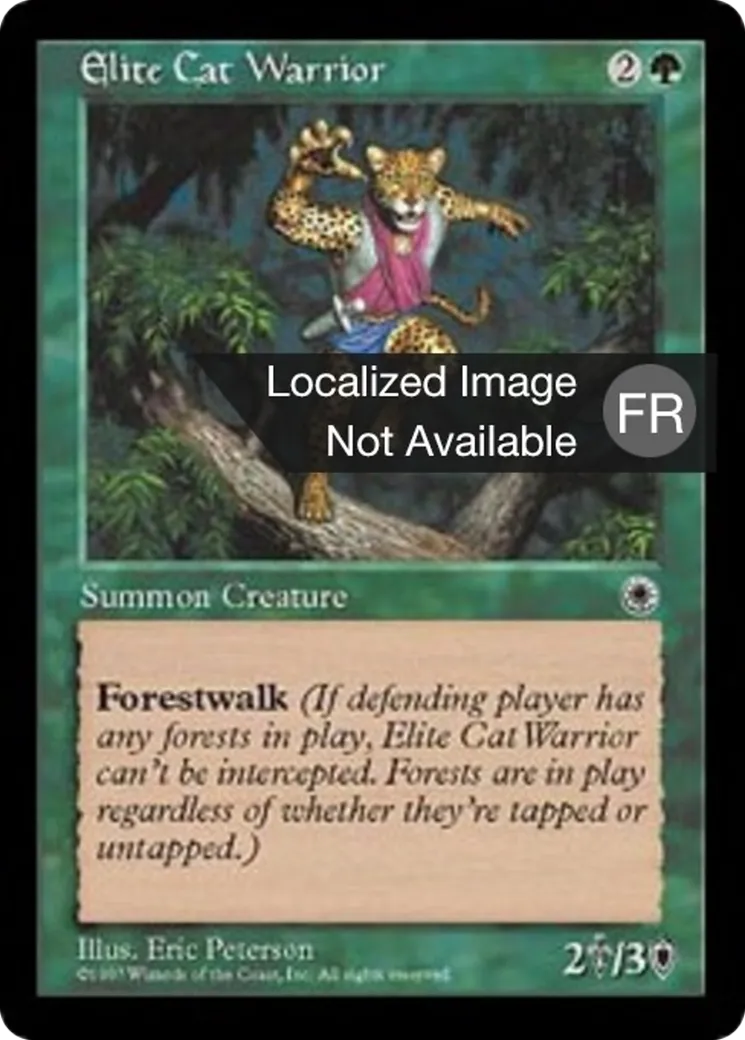 Guerrier chat d'élite — Portal — Magic: The Gathering