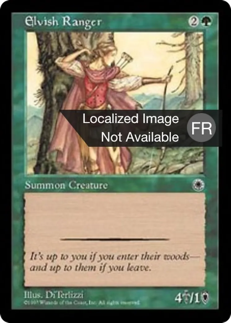 Ranger elfe — Portal — Magic: The Gathering
