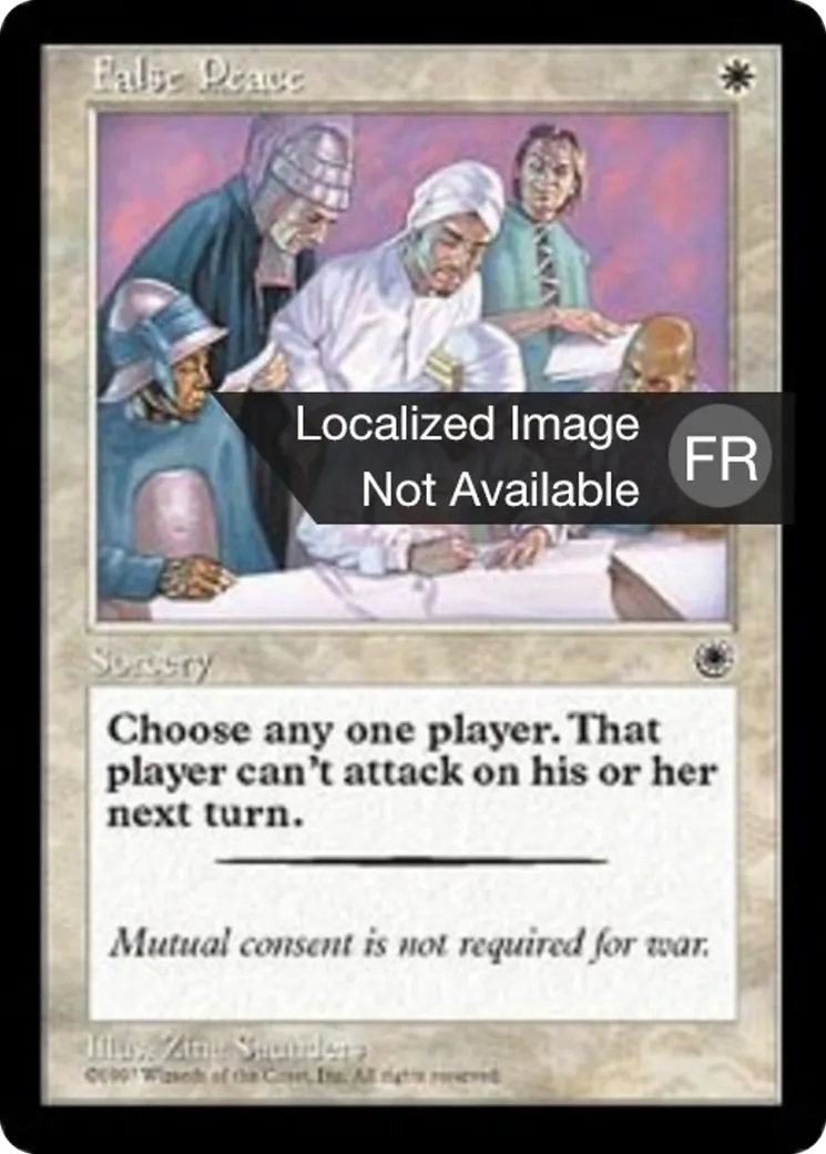 Fausse paix — Portal — Magic: The Gathering