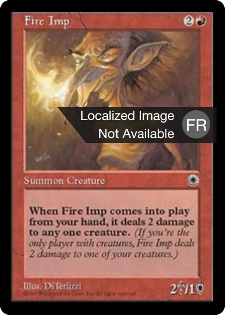 Diablotin de feu — Portal — Magic: The Gathering