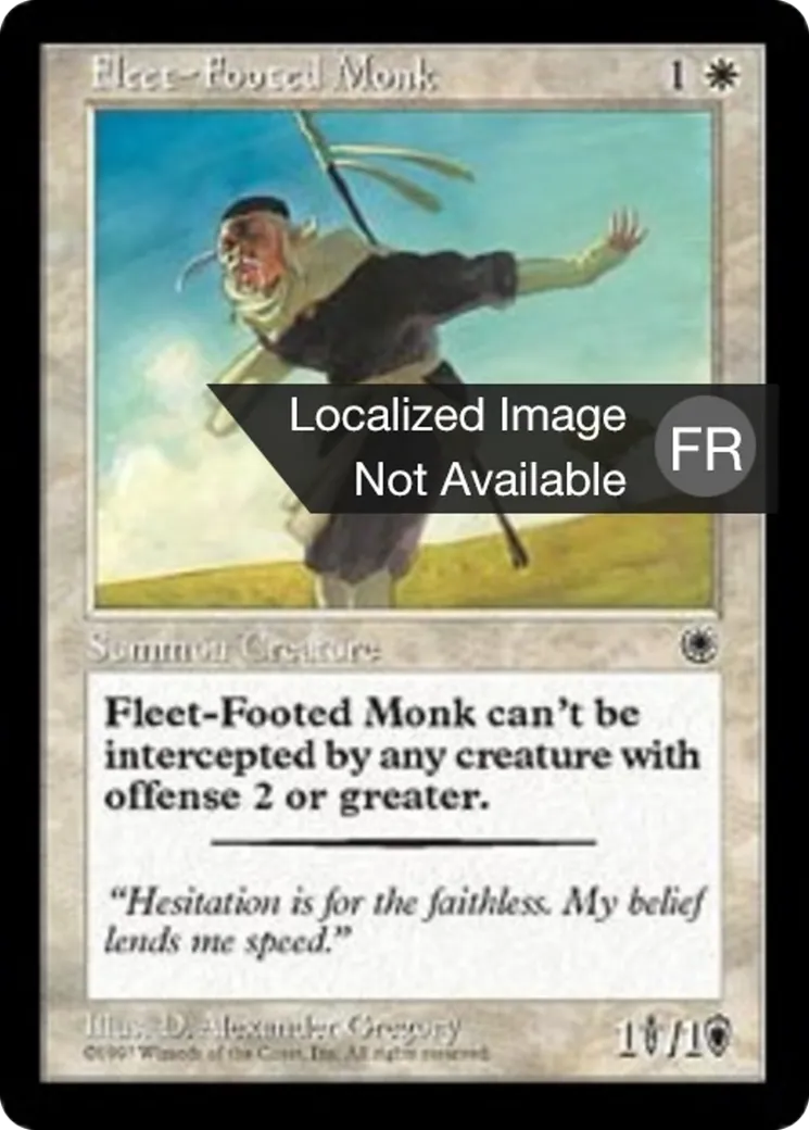 Moine au pied léger — Portal — Magic: The Gathering