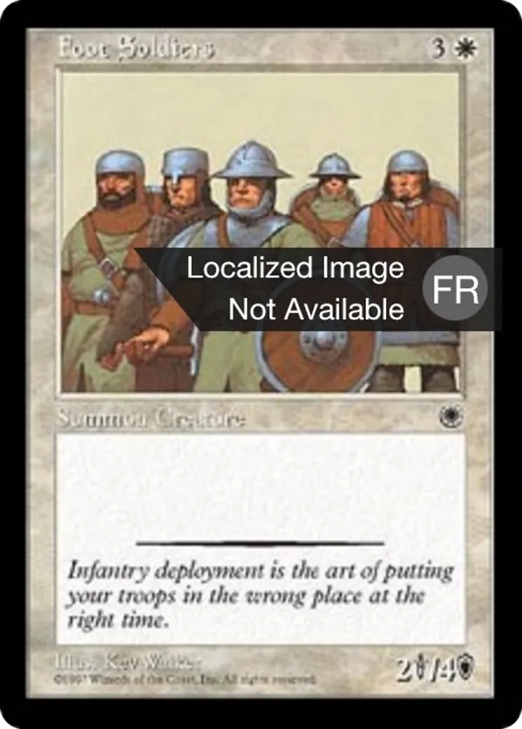 Fantassin — Portal — Magic: The Gathering